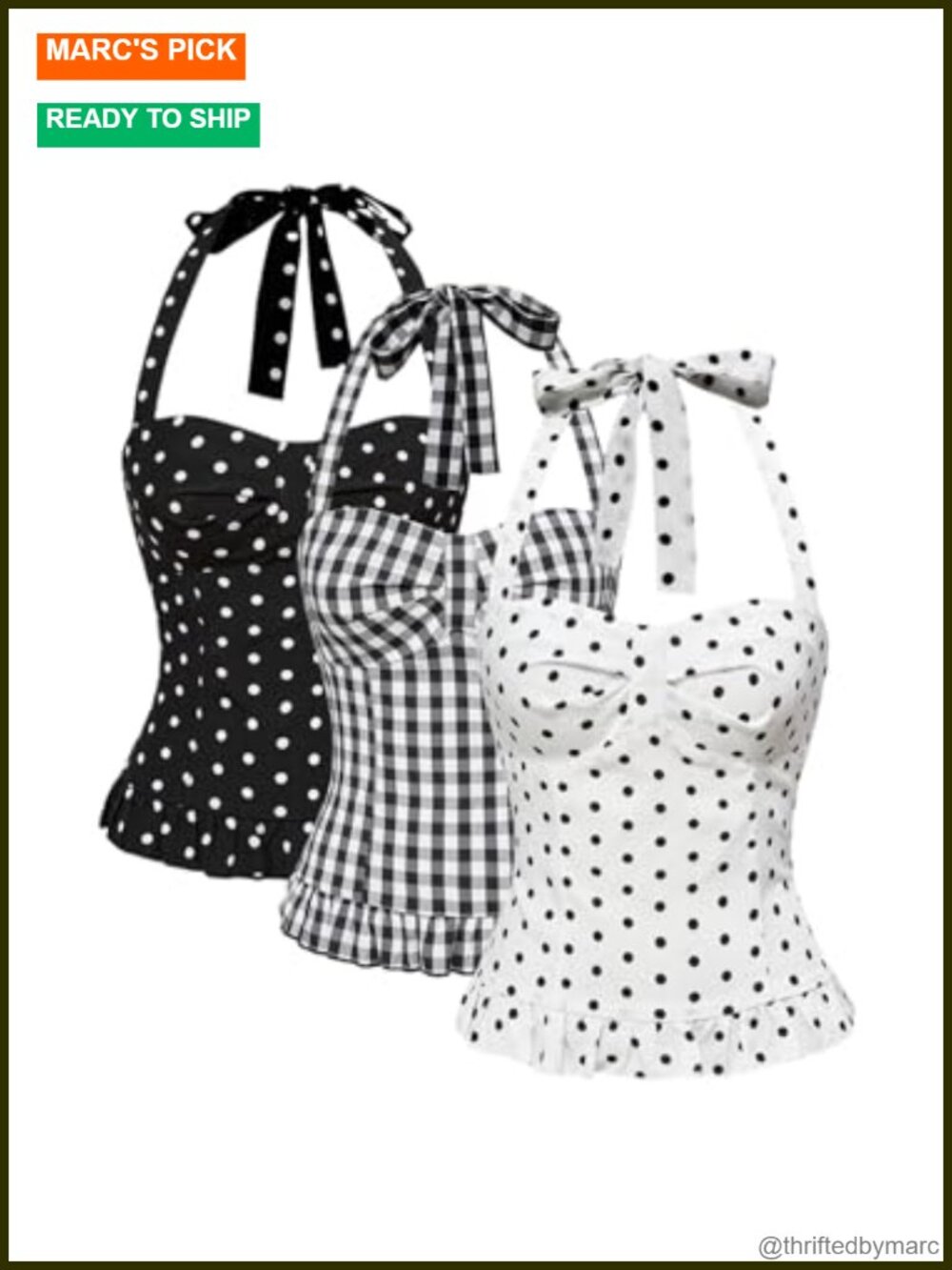 3 Pack Women Sleeveless Backless Ruched Halter Tank Tops